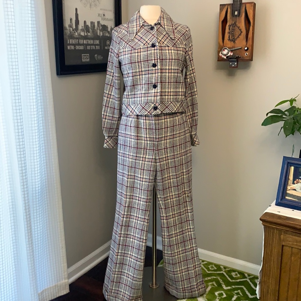 Vintage 2-Piece Jacket/Pant by College Town